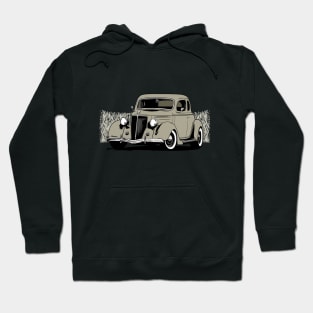 Green 36 Ford 5 Window Coupe Hoodie